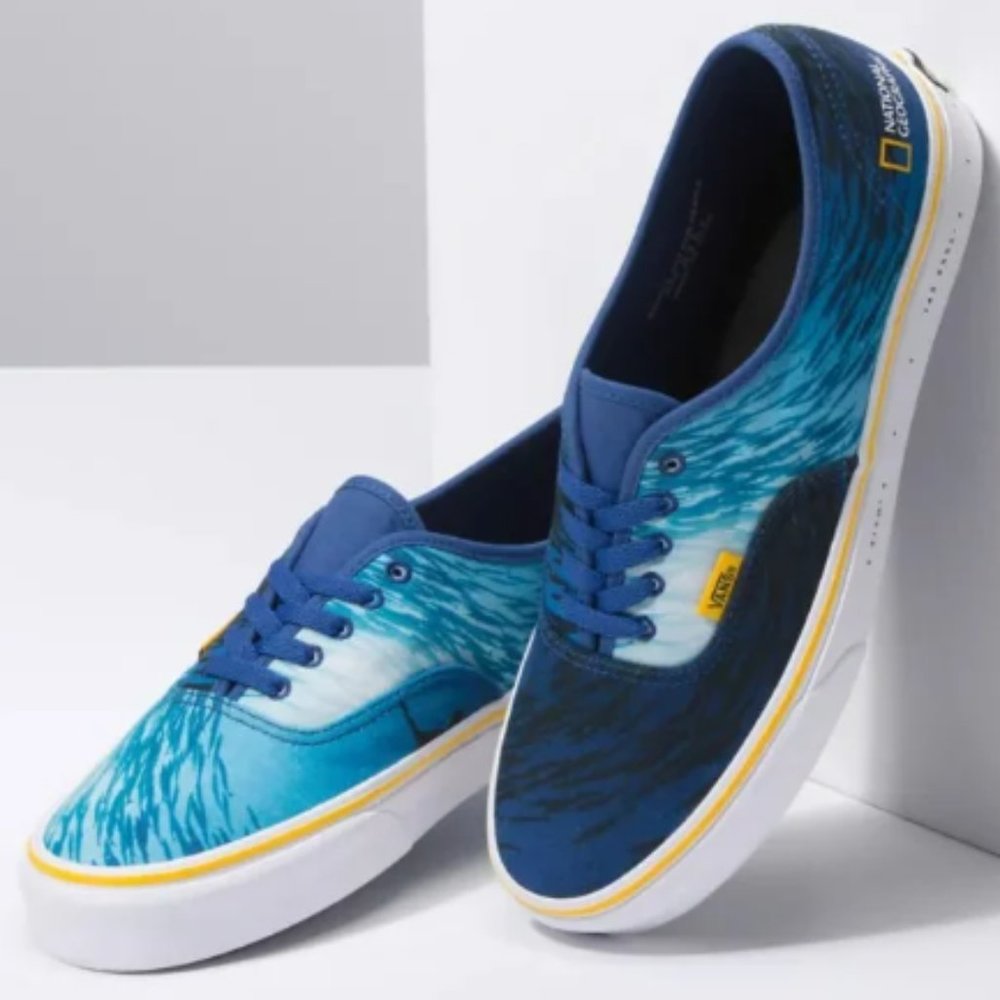Vans national geographic fish shoes